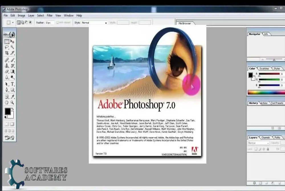 Adobe PhotoShop 7.0 download link