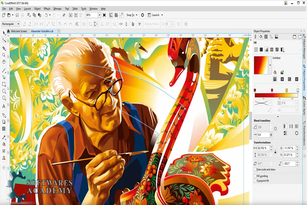 Corel Draw 2017 features