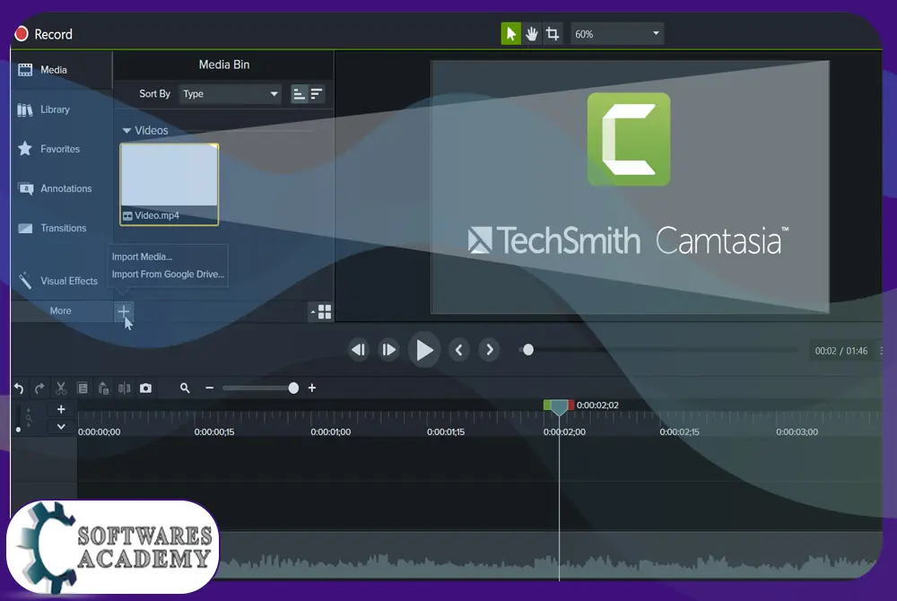 Camtasia Studio 7 features