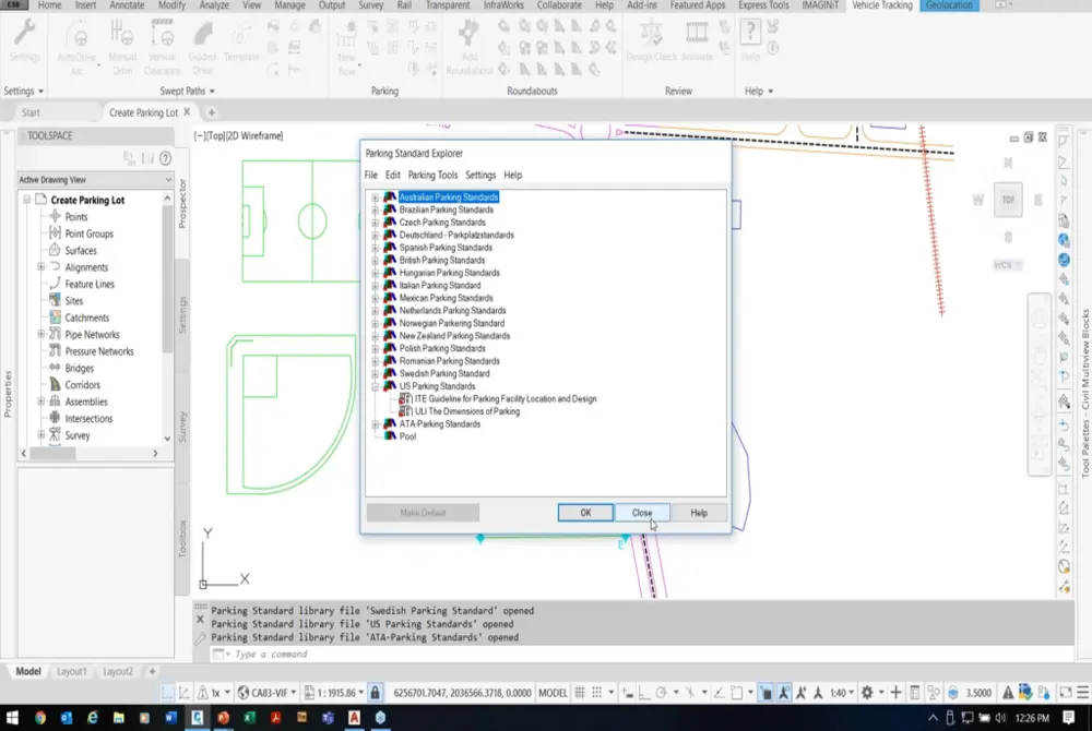 Autodesk Vehicle Tracking Settings